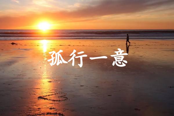 孤行一意